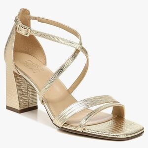 Naturalizer Tiff Sandal in Dark Gold